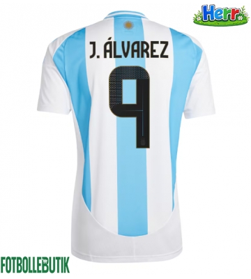 Argentina Julian Alvarez #9 Hemmatröja Copa America 2024 Kortärmad